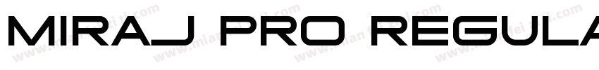 Miraj Pro Regular字体转换